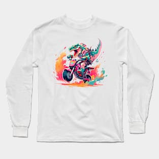 dino rider Long Sleeve T-Shirt